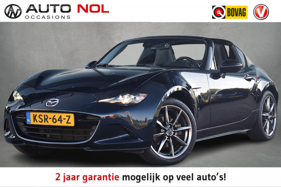 Mazda MX-5 RF 2.0 SkyActiv-G 184 Exclusive-Line | Hardtop | 184pk | Bose | Leer | Stoelverwarming