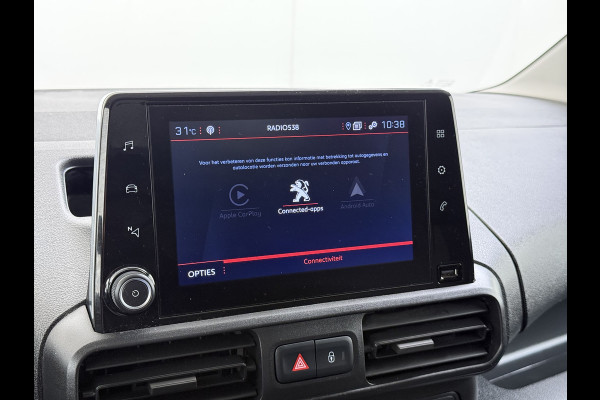Peugeot Partner 1.5HDI 102PK Lang L2 Navi Airco Apple Carplay Android Auto Cruise Control Pdc Premium Bluetooth DAB Tussenwand Schuifdeur Achterdeuren Euro 6 1e Eigenaar Dealeronderhouden Origineel Nederlandse Auto