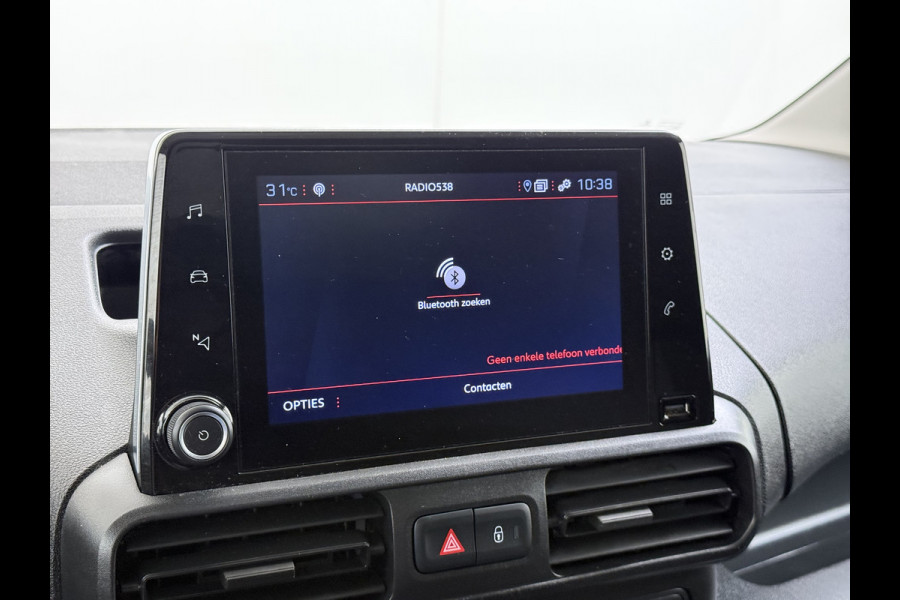Peugeot Partner 1.5HDI 102PK Lang L2 Navi Airco Apple Carplay Android Auto Cruise Control Pdc Premium Bluetooth DAB Tussenwand Schuifdeur Achterdeuren Euro 6 1e Eigenaar Dealeronderhouden Origineel Nederlandse Auto
