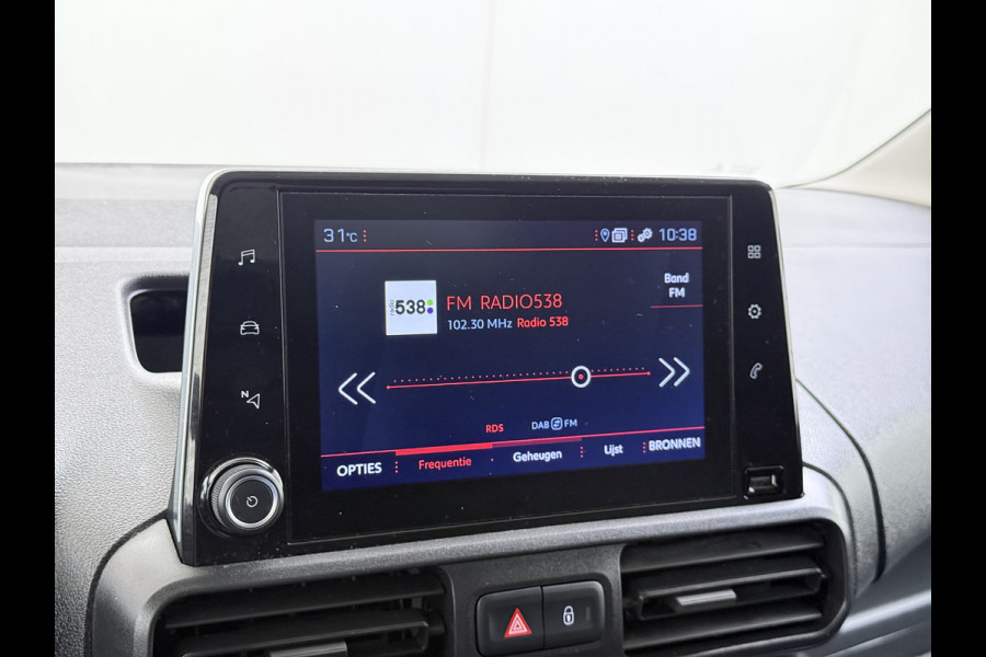 Peugeot Partner 1.5HDI 102PK Lang L2 Navi Airco Apple Carplay Android Auto Cruise Control Pdc Premium Bluetooth DAB Tussenwand Schuifdeur Achterdeuren Euro 6 1e Eigenaar Dealeronderhouden Origineel Nederlandse Auto