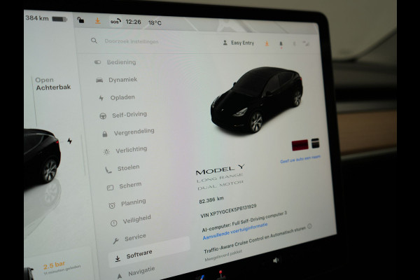 Tesla Model Y Long Range AWD 75 kWh 441pk | Full Self-Driving Capability | Panodak | Adaptive Cruise | Lederen Sportstoelen Memory & Verwarmd | Camera | Navigatie |