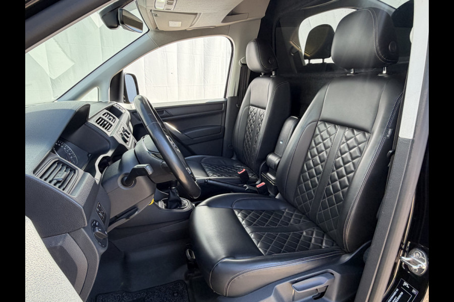 Volkswagen Caddy 2.0 TDI L1H1 BMT Marge-GEEN BTW! Trekhaak Leer Adap.Cruise Carplay 18Inch Voll.Onderhoud UITSTRALING!