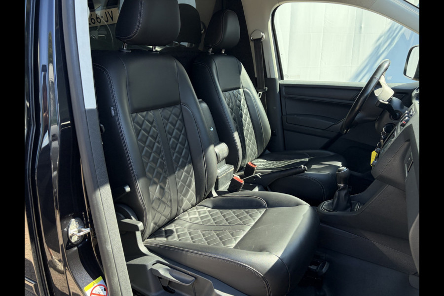 Volkswagen Caddy 2.0 TDI L1H1 BMT Marge-GEEN BTW! Trekhaak Leer Adap.Cruise Carplay 18Inch Voll.Onderhoud UITSTRALING!