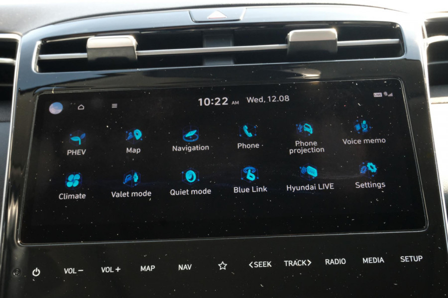 Hyundai Tucson 1.6 T-GDI PHEV Premium Sky 4WD 265 PK | Panoramadak | 360 Camera | Lederen bekleding | Stoelverwarming/verkoeling | Memory seats | Elek. Klep | Navigatie | CarPlay
