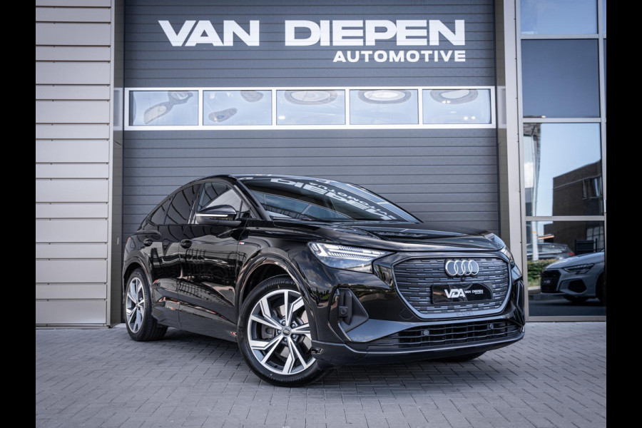 Audi Q4 Sportback e-tron 40 S edition 77 kWh 2x-Sline l Warmtepomp l Matrix l Memory l Camera