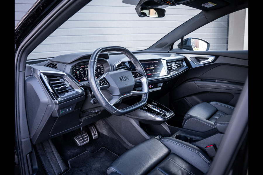 Audi Q4 Sportback e-tron 40 S edition 77 kWh 2x-Sline l Warmtepomp l Matrix l Memory l Camera