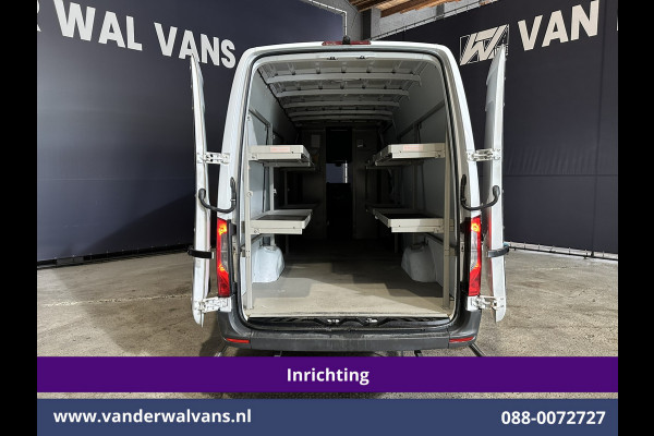 Mercedes-Benz Sprinter 311 CDI Automaat L3H2 *PostNL inrichting* Euro6 Airco | Camera | Schappen Doorloopdeur, 270 Gr. achterdeuren, Sidebars
