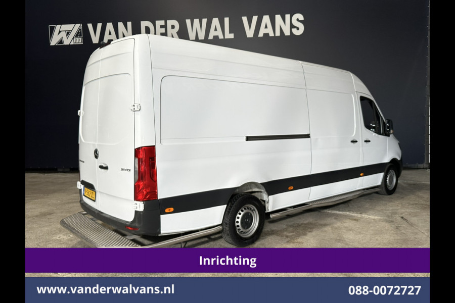 Mercedes-Benz Sprinter 311 CDI Automaat L3H2 *PostNL inrichting* Euro6 Airco | Camera | Schappen Doorloopdeur, 270 Gr. achterdeuren, Sidebars