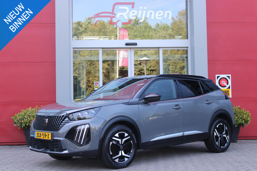 Peugeot 2008 1.2 Hybrid 145PK AUTOMAAT GT PACK | ELEKTRISCH BEDIENBARE BESTUURDERSSTOEL | NAVIGATIE | FULL LED KOPLAMPEN | DRAADLOZE APPLE CARPLAY/ANDROID AUTO | ADAPTIVE CRUISE CONTROL | CAMERA VOOR + ACHTER | CLIMATE CONTROL | LICHTMETALEN VELGEN 17" | KEYLESS ENTRY/START | DAB+ RADIO | ALCANTARA/LEDEREN BEKLEDING  | DODEHOEK DETECTIE | PARKEERSENSOREN VOOR + ACHTER | STOEL VERWARMING | DRAADLOZE TELEFOONLADER |