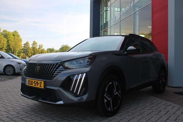 Peugeot 2008 1.2 Hybrid 145PK AUTOMAAT GT PACK | ELEKTRISCH BEDIENBARE BESTUURDERSSTOEL | NAVIGATIE | FULL LED KOPLAMPEN | DRAADLOZE APPLE CARPLAY/ANDROID AUTO | ADAPTIVE CRUISE CONTROL | CAMERA VOOR + ACHTER | CLIMATE CONTROL | LICHTMETALEN VELGEN 17" | KEYLESS ENTRY/START | DAB+ RADIO | ALCANTARA/LEDEREN BEKLEDING  | DODEHOEK DETECTIE | PARKEERSENSOREN VOOR + ACHTER | STOEL VERWARMING | DRAADLOZE TELEFOONLADER |