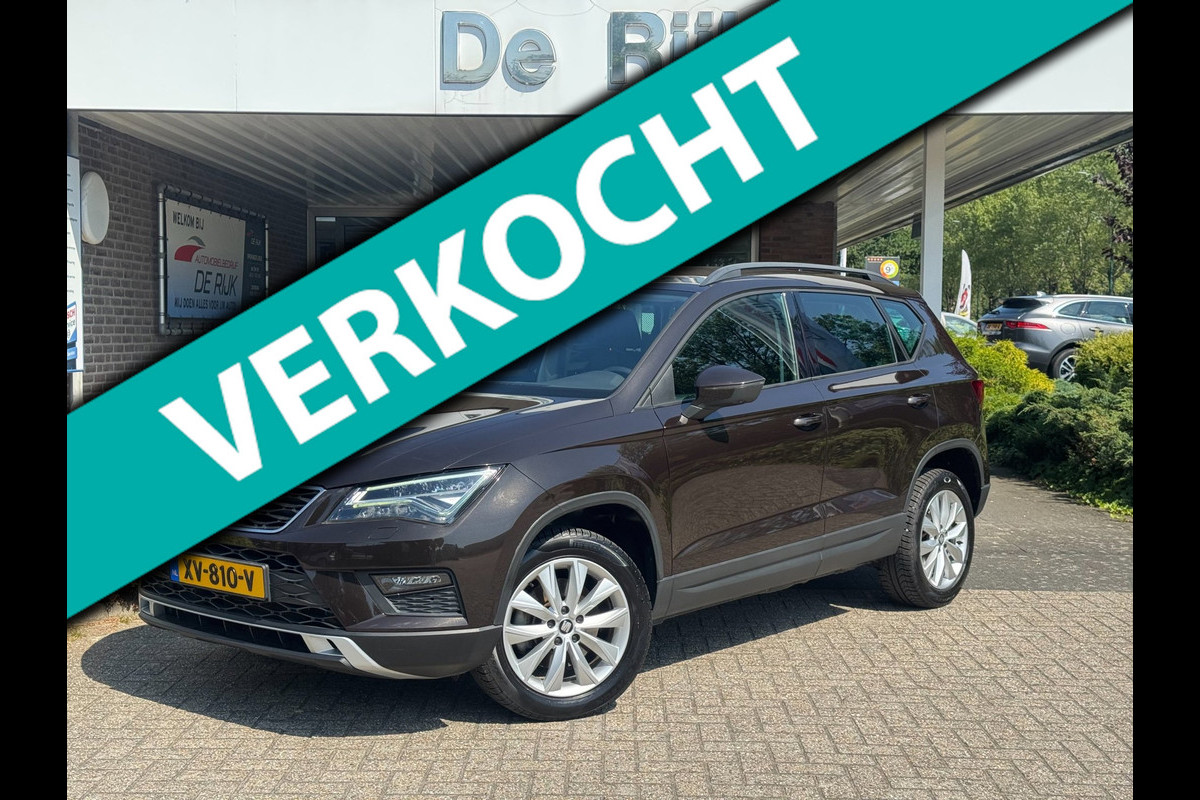 Seat Ateca 1.4 EcoTSI | Navi, PDC, Cruise, Stoelverw., Trekhaak wegkl., Climate | Goed onderhouden! |