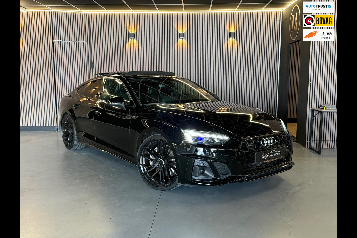 Audi A5 Sportback Audi A5 Sportback Audi A5 Sportback 45 TFSI Quattro S-LINE Edition|PANO|HUD|B&O|360|Keyl|RS Zetels