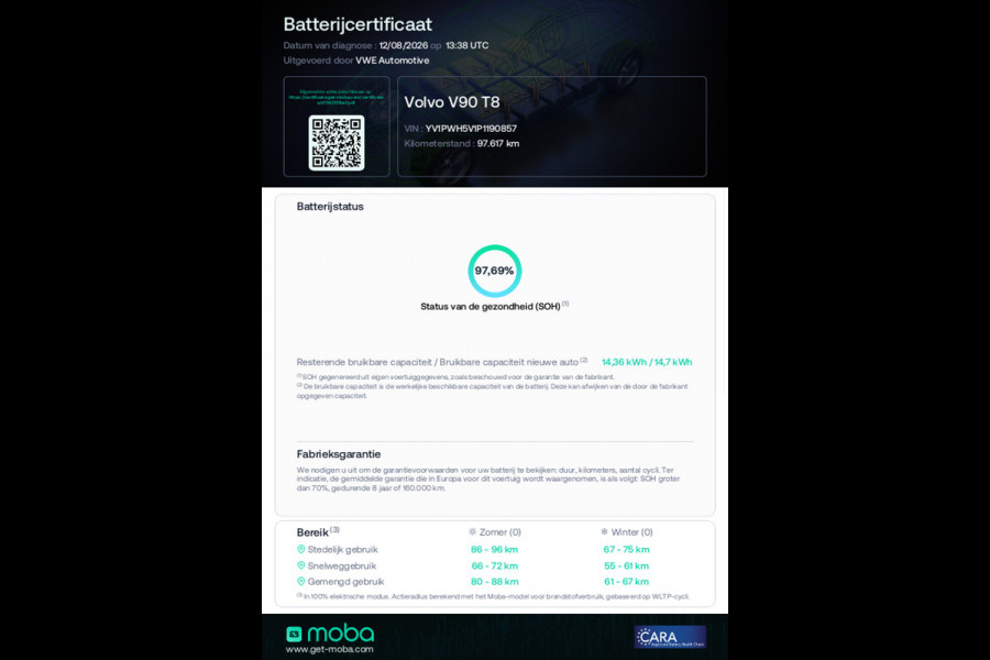 Volvo V90 Volvo V90 T8 Recharge AWD Ultimate Dark | SOH 98% | 455 PK | Pano | Long Range | Harman Kardon | HUD | Trekhaak
