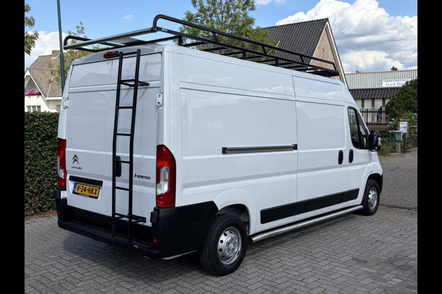 Citroën Jumper 2.2 BlueHDi 140PK E6 L3H2 3.3t ✓ 3-zits ✓imperiaal ✓camera ✓navigatie ✓clima