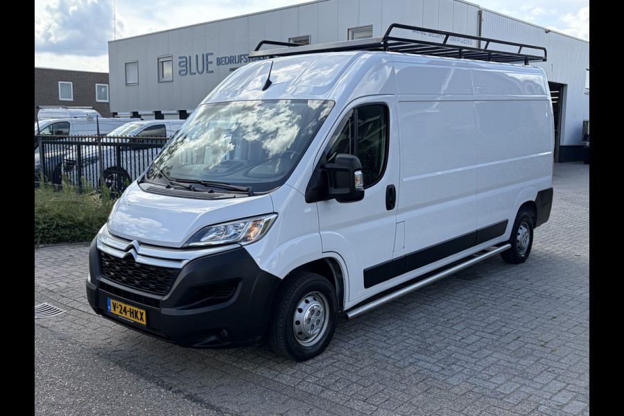 Citroën Jumper 2.2 BlueHDi 140PK E6 L3H2 3.3t ✓ 3-zits ✓imperiaal ✓camera ✓navigatie ✓clima
