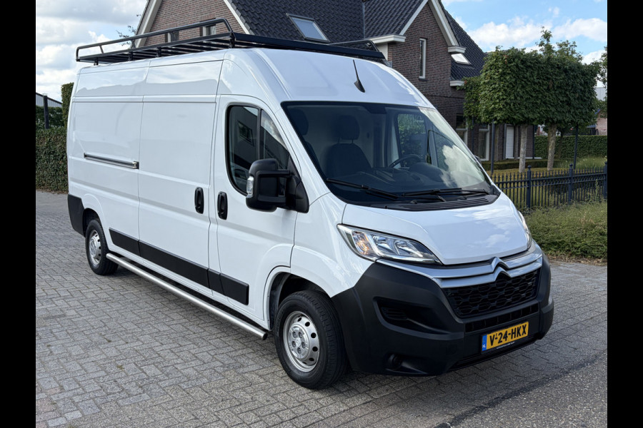 Citroën Jumper 2.2 BlueHDi 140PK E6 L3H2 3.3t ✓ 3-zits ✓imperiaal ✓camera ✓navigatie ✓clima