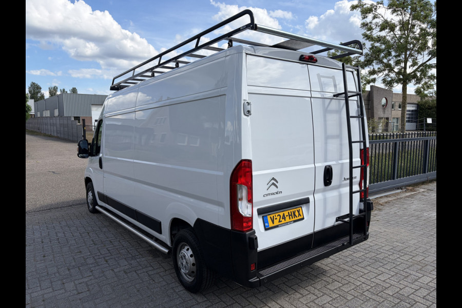 Citroën Jumper 2.2 BlueHDi 140PK E6 L3H2 3.3t ✓ 3-zits ✓imperiaal ✓camera ✓navigatie ✓clima