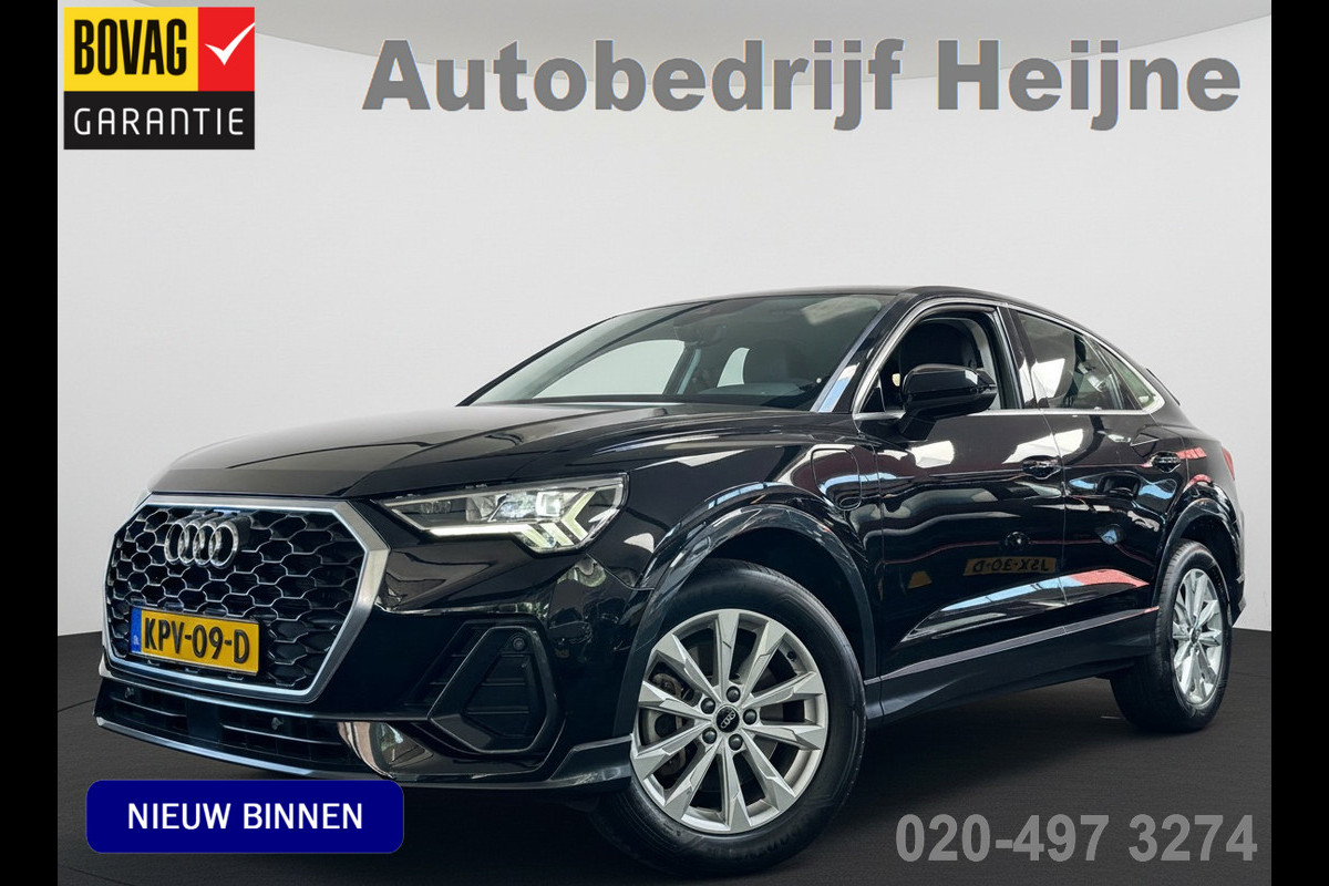 Audi Q3 Sportback 45 TFSI e 245PK BUSINESS EDITION PHEV LEDER/NAVICAMERA/CARPLAY/ELEKTR.KLEP