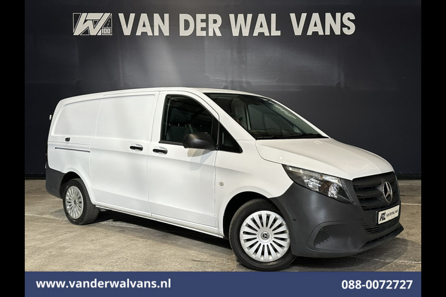 Mercedes-Benz Vito 116 CDI 164pk L2H1 Euro6 Airco | Camera | Navigatie | Adaptieve Cruisecontrol Stoelverwarming, Parkeersensoren, Bijrijdersbank