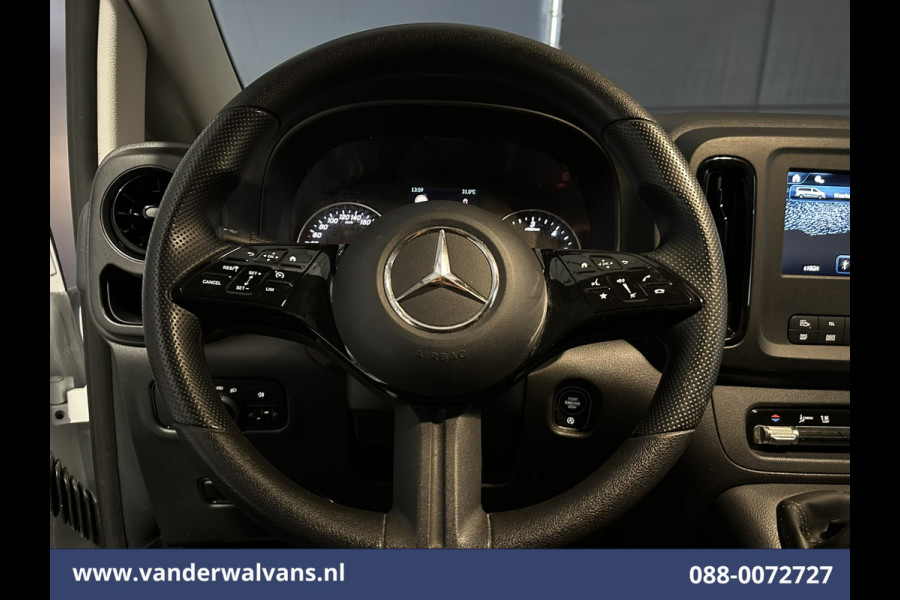 Mercedes-Benz Vito 116 CDI 164pk L2H1 Euro6 Airco | Camera | Navigatie | Adaptieve Cruisecontrol Stoelverwarming, Parkeersensoren, Bijrijdersbank