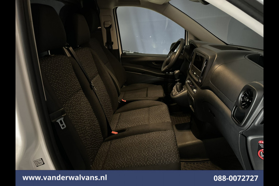 Mercedes-Benz Vito 116 CDI 164pk L2H1 Euro6 Airco | Camera | Navigatie | Adaptieve Cruisecontrol Stoelverwarming, Parkeersensoren, Bijrijdersbank