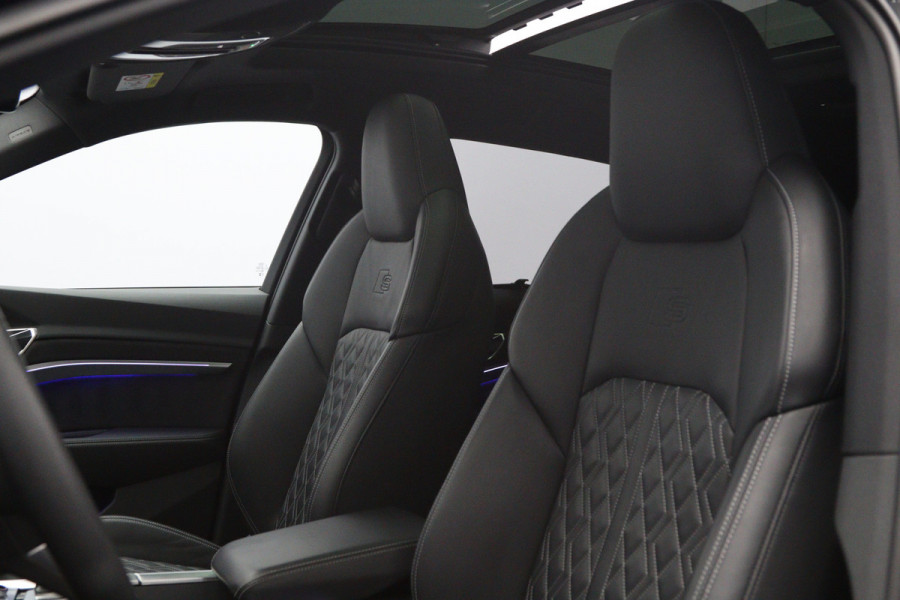 Audi Q8 e-tron 408 PK 55 Quattro S-Line Edition 115 kWh, SOH 97%, Panoramadak, RS-Sportstoelen, B&O Sound, Luchtvering