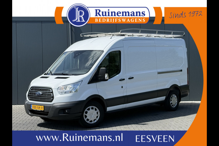 Ford Transit 350 2.0 TDCI 130 PK / L3H2 / 2x SCHUIFDEUR / SORTIMO INRICHTING / IMPERIAAL / 2.8 TONS TREKHAAK / 3-ZITS / CRUISE