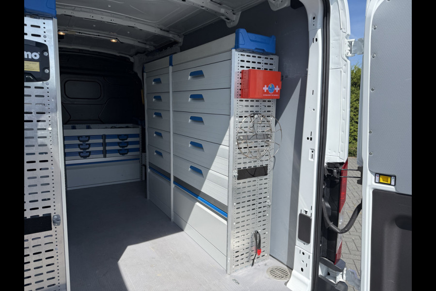 Ford Transit 350 2.0 TDCI 130 PK / L3H2 / 2x SCHUIFDEUR / SORTIMO INRICHTING / IMPERIAAL / 2.8 TONS TREKHAAK / 3-ZITS / CRUISE