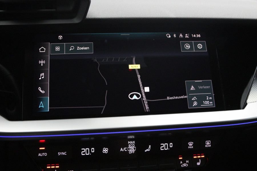 Audi A3 Sportback 40 TFSI e 204 PK S-Line PHEV, Leder, LED, Adap. Cruise Control