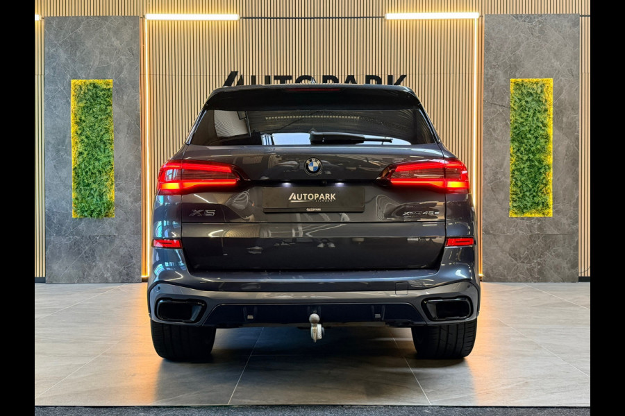BMW X5 XDrive45e High Executive M-SPORT|PANO|HuD|H&K|360CAM|KEYLESS|TREKHAAK|AUTOPILOT|DEALER ONDERHOUDEN|SFEERVERLICHTING|VOL!