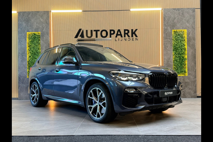 BMW X5 XDrive45e High Executive M-SPORT|PANO|HuD|H&K|360CAM|KEYLESS|TREKHAAK|AUTOPILOT|DEALER ONDERHOUDEN|SFEERVERLICHTING|VOL!