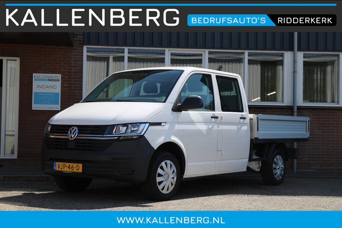 Volkswagen Transporter 2.0 TDI DC / 6 persoons / pick up / Open laadbak / dubbel cabine