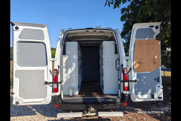 Renault Master T35 2.3 dCi 135 L2H2 ,+ werkplaats inrichting , Euro 6 , 1e Eig , 140 PK , Apk 8- 2027 , Camera , leuke bus.