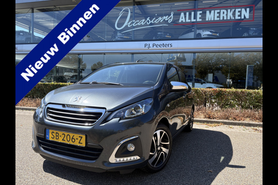 Peugeot 108 1.0 e-VTi Allure Airco - Achteruitrijcamera - Bluetooth - Led verlichting - Elektrische ramen - Licht metalen velgen 15 inch - Mistlampen voor - Stuur multifunctioneel - Start/ stop systeem - Centrale vergrendeling met afstandsbediening