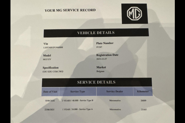 MG Mg5 electric Long Range Comfort 61 kWh SOH 96% | ACHTERUITRIJCAMERA | ADAPTIVE CRUISE CONTROL | STOEL & STUURVERWARMING | MG DEALER ONDERHOUDEN | FABRIEKSGARANTIE T/M 12-2030 |