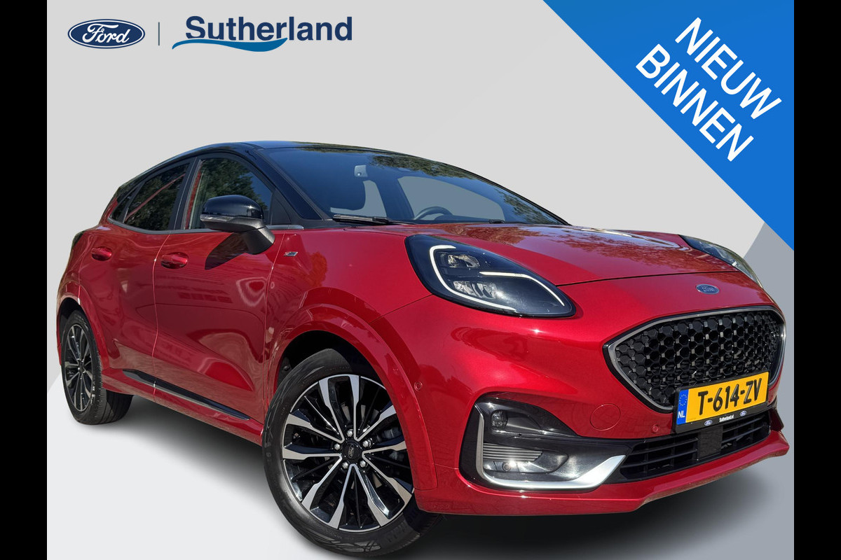Ford Puma 1.0 EcoBoost Hybrid ST-Line X 125pk B&O Audio | Afneembare Trekhaak | Lederen Bekleding | Adaptieve Cruise | Winterpack | BLIS