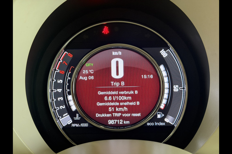 Fiat 500 1.2 Lounge panoramadak | lmv | navi | metallic