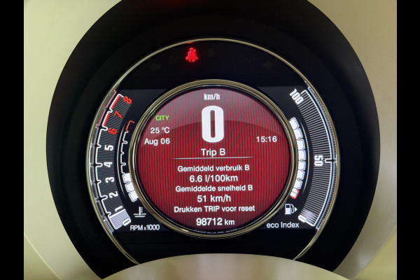 Fiat 500 1.2 Lounge panoramadak | lmv | navi | metallic