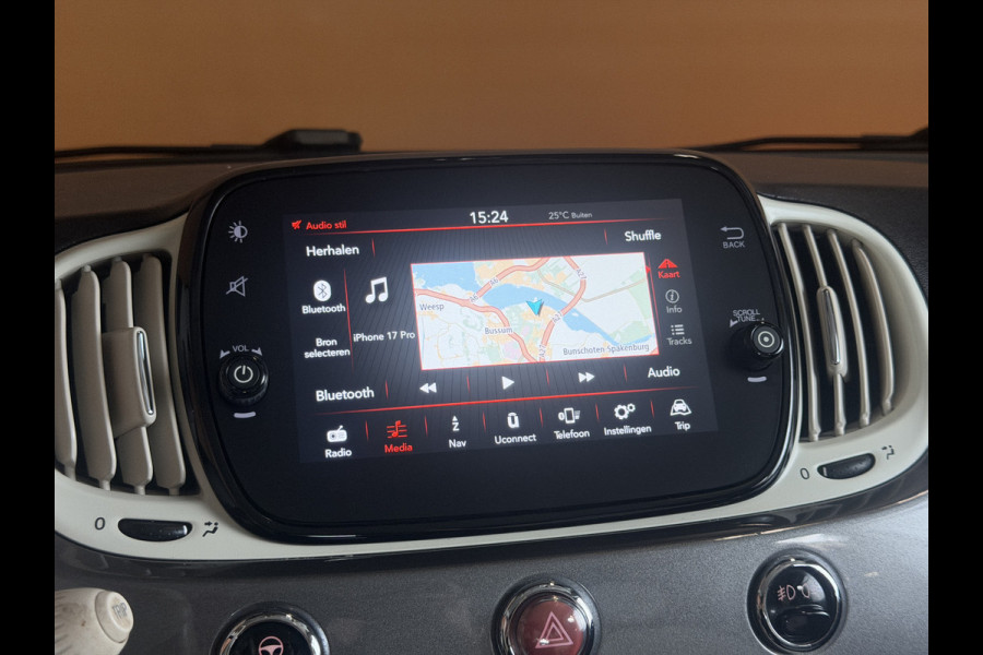 Fiat 500 1.2 Lounge panoramadak | lmv | navi | metallic