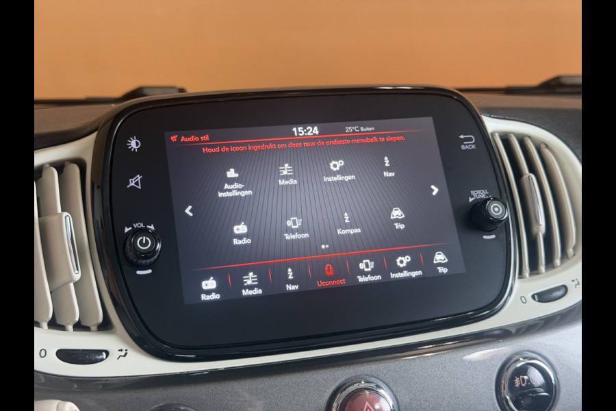 Fiat 500 1.2 Lounge panoramadak | lmv | navi | metallic
