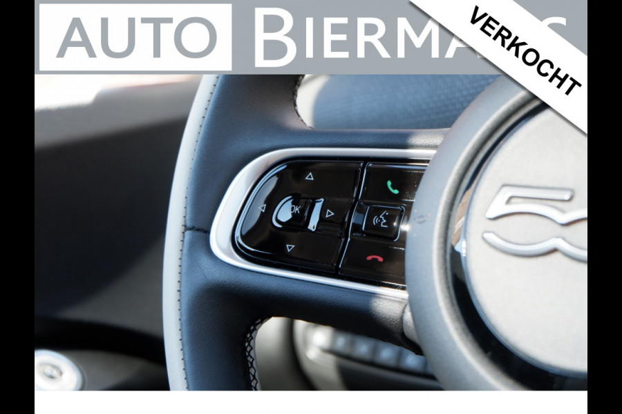 Fiat 500E La Prima 42 kWh / INCL. 12 mnd BOVAG / JBL-Speakers / Camera