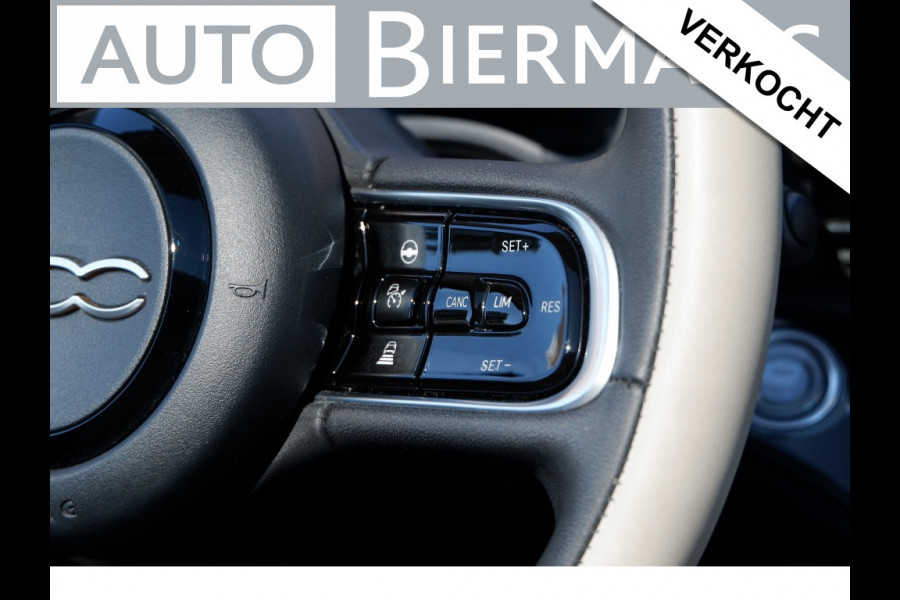 Fiat 500E La Prima 42 kWh / INCL. 12 mnd BOVAG / JBL-Speakers / Camera