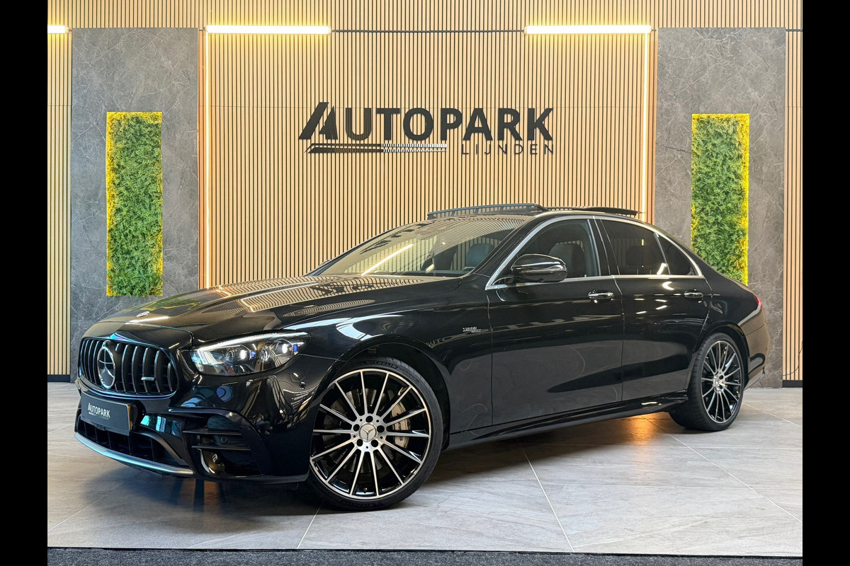 Mercedes-Benz E-Klasse AMG 53 4MATIC+ BTW|PANO|BURMESTER|MASSAGE|SOFTCLOSE|HuD|MEMORY|KEYLESS|DEALER ONDERHOUDEN|BOMVOL!