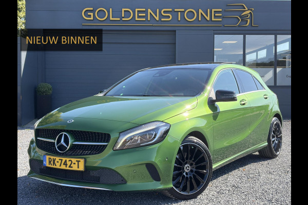 Mercedes-Benz A-Klasse 160 Ambition Automaat l Dealer Onderhouden l Pano l Carplay l Stoelverw l Navi l Halfleder l Pdc l LED l Clima l Cruise l Lm velgen l 102pk l N.A.P l Apk tot 07-2027