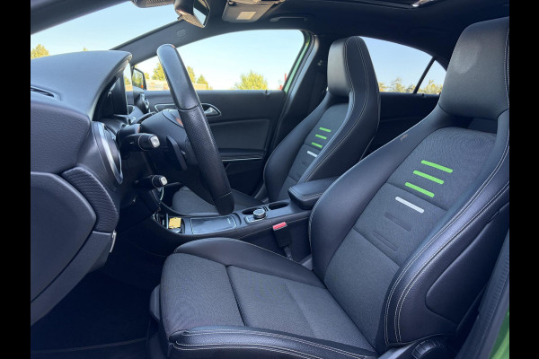 Mercedes-Benz A-Klasse 160 Ambition Automaat l Dealer Onderhouden l Pano l Carplay l Stoelverw l Navi l Halfleder l Pdc l LED l Clima l Cruise l Lm velgen l 102pk l N.A.P l Apk tot 07-2027