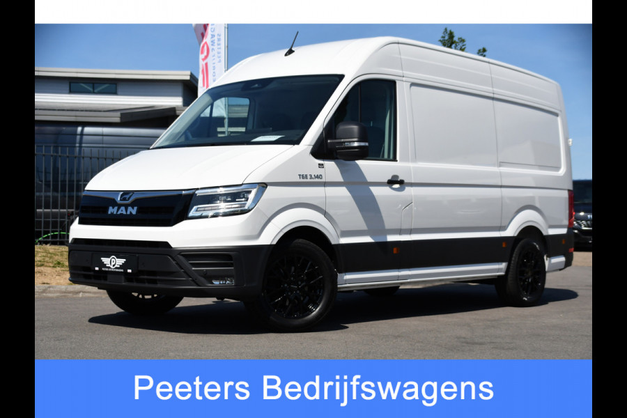 MAN TGE 3.140 35 2.0 L3H3 PB Edition FACELIFT! Camera, Adaptieve Cruise, Carplay, Stoelverwarming, LED, Automaat, 140pk, Geveerde stoel, Stoelmassage, Uniek!