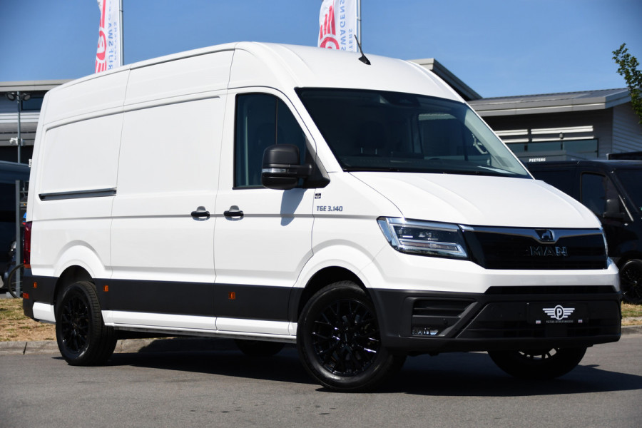 MAN TGE 3.140 35 2.0 L3H3 PB Edition FACELIFT! Camera, Adaptieve Cruise, Carplay, Stoelverwarming, LED, Automaat, 140pk, Geveerde stoel, Stoelmassage, Uniek!