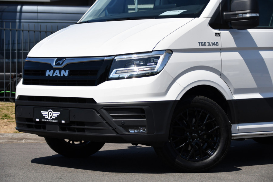 MAN TGE 3.140 35 2.0 L3H3 PB Edition FACELIFT! Camera, Adaptieve Cruise, Carplay, Stoelverwarming, LED, Automaat, 140pk, Geveerde stoel, Stoelmassage, Uniek!