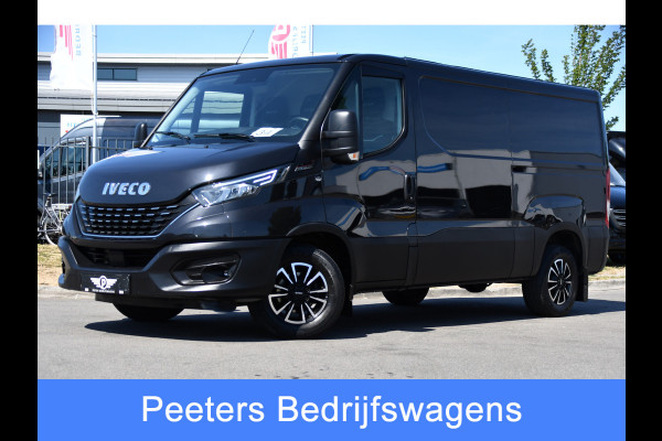 Iveco Daily 35S18HV 3.0 L2H1 Black Edition Camera, Adaptieve Cruise, LED, 180pk, Automaat, 3500kg Trekhaak, Clima, Multimedia, Uniek!
