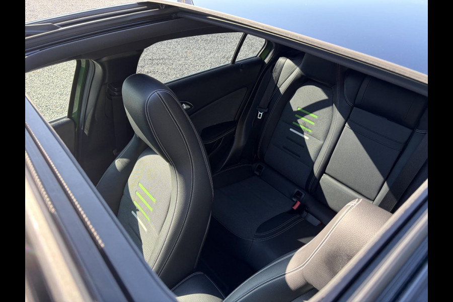 Mercedes-Benz A-Klasse 160 Ambition Automaat l Dealer Onderhouden l Pano l Carplay l Stoelverw l Navi l Halfleder l Pdc l LED l Clima l Cruise l Lm velgen l 102pk l N.A.P l Apk tot 07-2027
